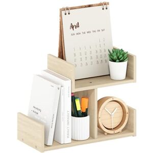 Furinno Hermite Organisateur de Rangement pour Bibliothèque de Bureau pour Dournitures de Maison et de Bureau, Chêne Bauhaus - Publicité Furinno Hermite Organisateur de Rangement pour Bibliothèque de Bureau pour Dournitures de Maison et de Bureau, Chêne Bauhaus - Publicité