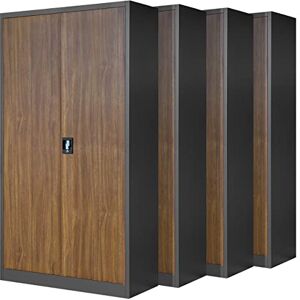 JAN NOWAK Grand Armoire Métallique - Antracyt/Orzech - 900x1950x400 - Armoire de stockage - Publicité JAN NOWAK Grand Armoire Métallique - Antracyt/Orzech - 900x1950x400 - Armoire de stockage - Publicité