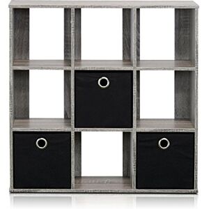 Furinno Organisateur 9-Cubes Simple - Rangement - Publicité Furinno Organisateur 9-Cubes Simple - Rangement - Publicité