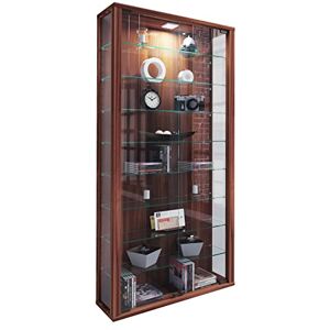 VCM vitrine Salon, Armoire vitrine, Meuble vitrine Salon, vitrine en Verre Colonne Vitrine Murale Suspendue vitrine en Verre vitrine Murale vitrine en Verre Vitrosa Maxi Cœur de Noyer - Publicité VCM vitrine Salon, Armoire vitrine, Meuble vitrine Salon, vitrine en Verre Colonne Vitrine Murale Suspendue vitrine en Verre vitrine Murale vitrine en Verre Vitrosa Maxi Cœur de Noyer - Publicité