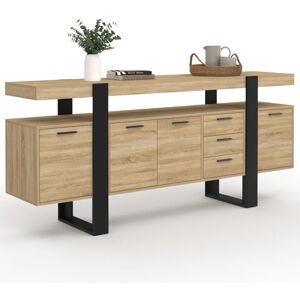 Idmarket Phoenix XXL Buffet - Meuble de rangement bicolore - Publicité Idmarket Phoenix XXL Buffet - Meuble de rangement bicolore - Publicité