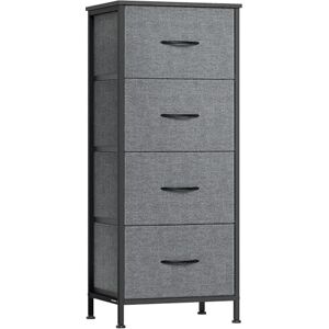 SONGMICS BELLAH Collection Commode, Meuble de Rangement pour Chambre, Couloir, Entrée, Salon, Cadre en Acier, 4 Tiroirs, Style Moderne, Gris Ardoise LGS314G101 - Publicité SONGMICS BELLAH Collection Commode, Meuble de Rangement pour Chambre, Couloir, Entrée, Salon, Cadre en Acier, 4 Tiroirs, Style Moderne, Gris Ardoise LGS314G101 - Publicité