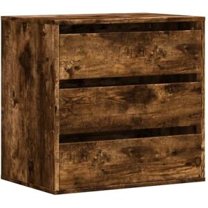 vidaXL Commode d'angle chêne fumé 60x41x58 cm Bois d'ingénierie, Commode à tiroirs, classeur, Armoire à tiroirs, Armoire de Rangement, Buffet - Publicité vidaXL Commode d'angle chêne fumé 60x41x58 cm Bois d'ingénierie, Commode à tiroirs, classeur, Armoire à tiroirs, Armoire de Rangement, Buffet - Publicité