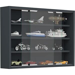 VCM vitrine Salon, Armoire vitrine, Meuble vitrine Salon, vitrine en Verre Colonne Anthracite - Publicité VCM vitrine Salon, Armoire vitrine, Meuble vitrine Salon, vitrine en Verre Colonne Anthracite - Publicité