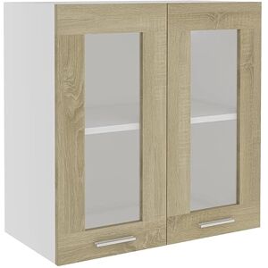 vidaXL Vitrine Suspendue Lyon Chêne Sonoma 60 x 31 x 60 cm Bois d'ingénierie - Publicité vidaXL Vitrine Suspendue Lyon Chêne Sonoma 60 x 31 x 60 cm Bois d'ingénierie - Publicité