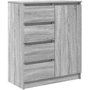 vidaXL Buffet avec tiroirs Sonoma Gris 71x35x84 cm Bois d'ingénierie, Meuble de Rangement, Buffet, Meuble d'entrée, Meuble Buffet - Publicité vidaXL Buffet avec tiroirs Sonoma Gris 71x35x84 cm Bois d'ingénierie, Meuble de Rangement, Buffet, Meuble d'entrée, Meuble Buffet - Publicité