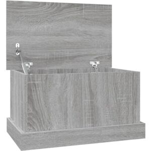 vidaXL Boîte de Rangement, Coffre à Outils avec Couvercle, Bac de Rangement, Organisateur de Salon Chambre, Moderne, Sonoma Gris Bois d'Ingénierie - Publicité vidaXL Boîte de Rangement, Coffre à Outils avec Couvercle, Bac de Rangement, Organisateur de Salon Chambre, Moderne, Sonoma Gris Bois d'Ingénierie - Publicité
