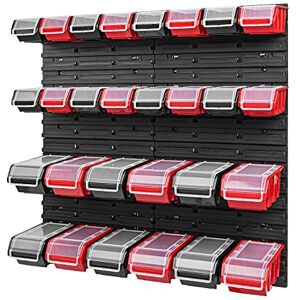 PAFEN Étagère murale empilable 772 x 780 mm – Système de stockage de 28 boîtes avec couvercle – Étagère de rangement avec casiers de rangement Étagère de rangement Étagère de rangement Étagère à bidon - Publicité PAFEN Étagère murale empilable 772 x 780 mm – Système de stockage de 28 boîtes avec couvercle – Étagère de rangement avec casiers de rangement Étagère de rangement Étagère de rangement Étagère à bidon - Publicité
