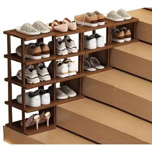 Gaoxianglin Étagère à Chaussures en Bambou, Tour à Chaussures Étroite pour Escalier Rangement des Chaussures Porte-Chaussures Vertical pour L'entrée Le Salon la Chambre à Coucher(Size:5+4+3+2 Tier) - Publicité Gaoxianglin Étagère à Chaussures en Bambou, Tour à Chaussures Étroite pour Escalier Rangement des Chaussures Porte-Chaussures Vertical pour L'entrée Le Salon la Chambre à Coucher(Size:5+4+3+2 Tier) - Publicité