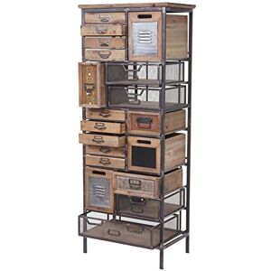 Mendler Placard de pharmacien HWC-A43 Bois Massif de Sapin Style Shabby 143x56x33cm - Publicité Mendler Placard de pharmacien HWC-A43 Bois Massif de Sapin Style Shabby 143x56x33cm - Publicité