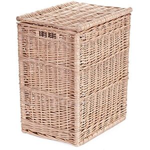 e-wicker24 Alles aus Weide Panier à linge avec couvercle naturel, panier à linge en osier fait à la main, paniers à linge sale (44 x 34 H52, sans insertion) - Publicité e-wicker24 Alles aus Weide Panier à linge avec couvercle naturel, panier à linge en osier fait à la main, paniers à linge sale (44 x 34 H52, sans insertion) - Publicité