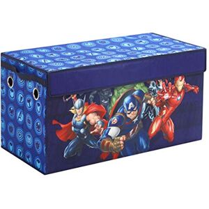 Marvel Avengers Coffre de rangement pliable pour jouets pour enfants, durable avec couvercle, 76,2 x 40,6 x 36,8 cm (L x l x H) - Publicité Marvel Avengers Coffre de rangement pliable pour jouets pour enfants, durable avec couvercle, 76,2 x 40,6 x 36,8 cm (L x l x H) - Publicité