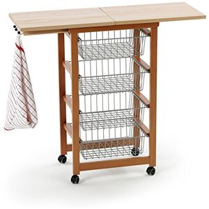 Arredamenti Italia 518 GASTONCINO Desserte Cuisine Hêtre Massif Cerise 48 x 88 x 34 cm - Publicité Arredamenti Italia 518 GASTONCINO Desserte Cuisine Hêtre Massif Cerise 48 x 88 x 34 cm - Publicité