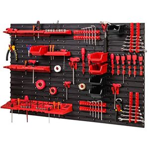 PAFEN Système de stockage 1158 x 780 mm Étagère murale avec 36 supports, 5 compartiments, boîtes - Publicité PAFEN Système de stockage 1158 x 780 mm Étagère murale avec 36 supports, 5 compartiments, boîtes - Publicité