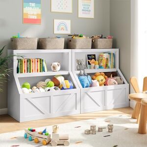 Salutmeuble Bibliothèque Enfant Bois,Bibliothèque pour Enfants, Organisateur de Rangement de Jouets en Bois avec Cubes, Bibliothèques pour Enfants pour Le Chambre d'enfant, Chambre à Coucher - Publicité Salutmeuble Bibliothèque Enfant Bois,Bibliothèque pour Enfants, Organisateur de Rangement de Jouets en Bois avec Cubes, Bibliothèques pour Enfants pour Le Chambre d'enfant, Chambre à Coucher - Publicité