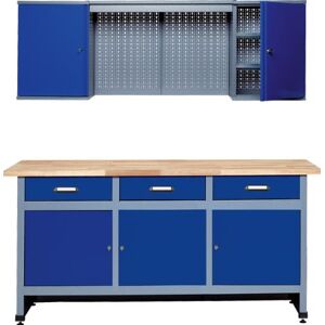 Küpper Ensemble établi 170 cm bleu outremer fabriqué en Allemagne - Publicité Küpper Ensemble établi 170 cm bleu outremer fabriqué en Allemagne - Publicité