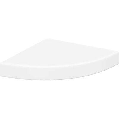 vidaXL Etagère d'angle Flottante Etagère Murale Bibliothèque Support Panneau Mural Salon Chambre Bureau Maison Intérieur Blanc 25x25x3,8 cm MDF - Publicité vidaXL Etagère d'angle Flottante Etagère Murale Bibliothèque Support Panneau Mural Salon Chambre Bureau Maison Intérieur Blanc 25x25x3,8 cm MDF - Publicité