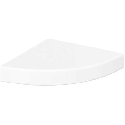 vidaXL Étagère d'angle Flottante Blanc Brillant 25 x 25 x 3,8 cm MDF - Publicité vidaXL Étagère d'angle Flottante Blanc Brillant 25 x 25 x 3,8 cm MDF - Publicité
