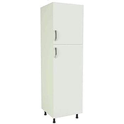 PEGANE Meuble Colonne de Cuisine 2 Portes Coloris Blanc Hauteur 200 x Longueur 60 x Profondeur 58 cm - Publicité PEGANE Meuble Colonne de Cuisine 2 Portes Coloris Blanc Hauteur 200 x Longueur 60 x Profondeur 58 cm - Publicité