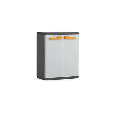 Keter Armoire Basse Rio, Idéale pour Garage et Balcon, avec 1 Étagère Réglable, Gris, 68 × 39 × 83 cm - Publicité Keter Armoire Basse Rio, Idéale pour Garage et Balcon, avec 1 Étagère Réglable, Gris, 68 × 39 × 83 cm - Publicité