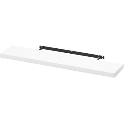 WOLTU Etagere Murale, Etagere, Étagère Murale Bois pour Salon, Cuisine, Chambre, Salle de Bain 110x22.9x3.8cm, Blanc RG9316ws - Publicité WOLTU Etagere Murale, Etagere, Étagère Murale Bois pour Salon, Cuisine, Chambre, Salle de Bain 110x22.9x3.8cm, Blanc RG9316ws - Publicité