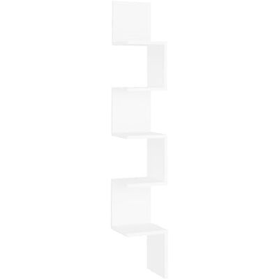 vidaXL Étagère d'angle Murale, Support Suspendu, Tablette Flottante, Meuble de Salon Salle de Séjour Intérieur, Blanc Bois d'Ingénierie - Publicité vidaXL Étagère d'angle Murale, Support Suspendu, Tablette Flottante, Meuble de Salon Salle de Séjour Intérieur, Blanc Bois d'Ingénierie - Publicité