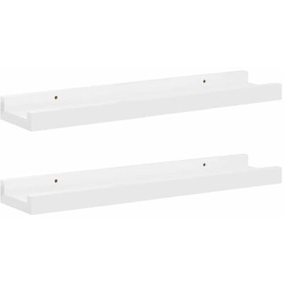 vidaXL 2X Etagères Murales Etagères Suspendues Etagères Flottantes Salon Salle de Séjour Chambre à Coucher Maison Intérieur Blanc Brillant 40x9x3 cm - Publicité vidaXL 2X Etagères Murales Etagères Suspendues Etagères Flottantes Salon Salle de Séjour Chambre à Coucher Maison Intérieur Blanc Brillant 40x9x3 cm - Publicité