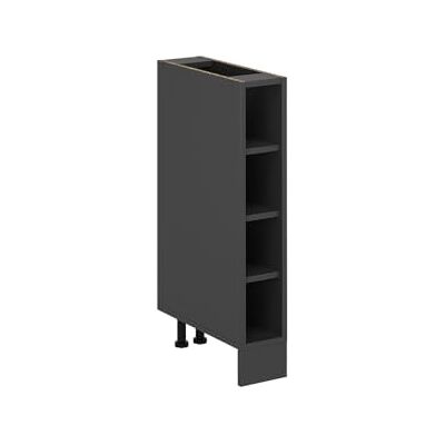 Vicco Etagère de Cuisine R-Line, Anthracite, 15cm sans PT, pour Une Combinaison Libre au Sein de systèmes de Cuisine modulaires - Publicité Vicco Etagère de Cuisine R-Line, Anthracite, 15cm sans PT, pour Une Combinaison Libre au Sein de systèmes de Cuisine modulaires - Publicité