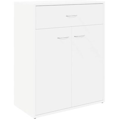 vidaXL Buffet Blanc en Panneaux de Particules 60 x 30 x 75 cm - Publicité vidaXL Buffet Blanc en Panneaux de Particules 60 x 30 x 75 cm - Publicité