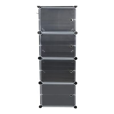 LANTUS Meuble à Chaussure, Rangement Chaussure Entree pour Entrées, Chambres et Couloirs,44 x 32 x 126 cm (Noir) - Publicité LANTUS Meuble à Chaussure, Rangement Chaussure Entree pour Entrées, Chambres et Couloirs,44 x 32 x 126 cm (Noir) - Publicité