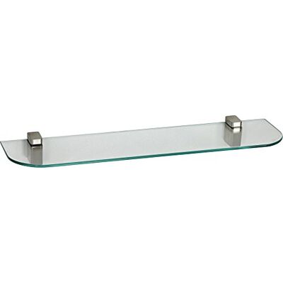 IB-Style ib style® Étagère murale en verre 6mm incl. Clip CONO chromé 8 diménsions 2 designs clair 90 x 15 cm - Publicité IB-Style ib style® Étagère murale en verre 6mm incl. Clip CONO chromé 8 diménsions 2 designs clair 90 x 15 cm - Publicité