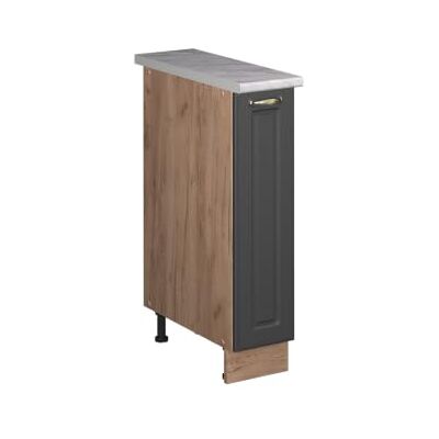 Vicco Meuble de Cuisine Fame-Line, Anthrazit-Gold Landhaus/Chêne de Force doré, 20cm, PT Marbre, à Combiner avec d'autres modules de la série Fame-Line - Publicité Vicco Meuble de Cuisine Fame-Line, Anthrazit-Gold Landhaus/Chêne de Force doré, 20cm, PT Marbre, à Combiner avec d'autres modules de la série Fame-Line - Publicité