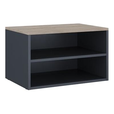 Vicco Commode Betti, Anthracite/Sonoma, 60x36cm avec 2 Compartiments, adapté au Rangement dans Le Salon ou la Chambre - Publicité Vicco Commode Betti, Anthracite/Sonoma, 60x36cm avec 2 Compartiments, adapté au Rangement dans Le Salon ou la Chambre - Publicité