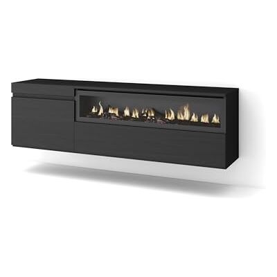 SKRAUT HOME - Meuble TV - 150x45x35 cm - TV 65 pouces - Publicité SKRAUT HOME - Meuble TV - 150x45x35 cm - TV 65 pouces - Publicité