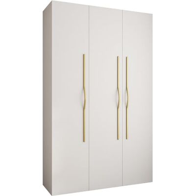 ABIKSMEBLE COMO 2 Armoire à 3 Portes Garde-Robe Armoire à Vêtements Armoire de Rangement pour Chambre à Coucher, Chambre d’Ado, Chambre d’Enfant 245,5x150x50cm Blanc, Blanc, Or - Publicité ABIKSMEBLE COMO 2 Armoire à 3 Portes Garde-Robe Armoire à Vêtements Armoire de Rangement pour Chambre à Coucher, Chambre d’Ado, Chambre d’Enfant 245,5x150x50cm Blanc, Blanc, Or - Publicité