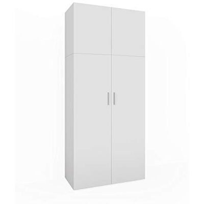 Vicco Étagère à dossiers Frank, Blanc, 80x182.4cm, pour Un Rangement Clair des dossiers et classeurs - Publicité Vicco Étagère à dossiers Frank, Blanc, 80x182.4cm, pour Un Rangement Clair des dossiers et classeurs - Publicité