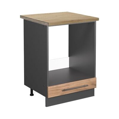 Vicco Meuble pour Four Fame-Line, Chêne de Force doré, 60cm, PT Chêne, à Combiner avec d'autres modules de la série Fame-Line - Publicité Vicco Meuble pour Four Fame-Line, Chêne de Force doré, 60cm, PT Chêne, à Combiner avec d'autres modules de la série Fame-Line - Publicité