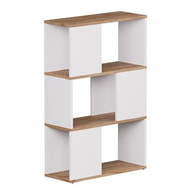 Vicco Séparation de pièce Eneos, Chêne Blanc/Force de l'or, 60x94cm, utilisable comme étagère autoportante pour Une Division Flexible de l’Espace - Publicité Vicco Séparation de pièce Eneos, Chêne Blanc/Force de l'or, 60x94cm, utilisable comme étagère autoportante pour Une Division Flexible de l’Espace - Publicité