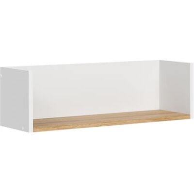 Vicco Etagère Viktor, Blanc/Artisan, 67.8x20cm, pour Montage Mural pour Livres, Objets déco ou Accessoires de Salle de Bain - Publicité Vicco Etagère Viktor, Blanc/Artisan, 67.8x20cm, pour Montage Mural pour Livres, Objets déco ou Accessoires de Salle de Bain - Publicité