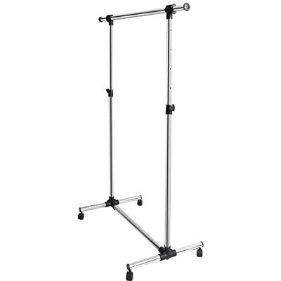 SPACEO MILO Porte-vêtements avec roulettes Extensible H. 101 à 159 cm L. 86,3 à 114 cm Métal 15 kg Max Cintres 36 à 42 Acier Chromé - Publicité SPACEO MILO Porte-vêtements avec roulettes Extensible H. 101 à 159 cm L. 86,3 à 114 cm Métal 15 kg Max Cintres 36 à 42 Acier Chromé - Publicité