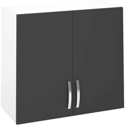 PEGANE Meuble Haut de Cuisine avec 2 Portes Coloris Gris Hauteur 70 x Longueur 80 x Profondeur 35 cm - Publicité PEGANE Meuble Haut de Cuisine avec 2 Portes Coloris Gris Hauteur 70 x Longueur 80 x Profondeur 35 cm - Publicité