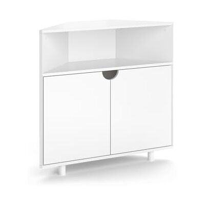Vicco Commode avec tiroirs Inaro, Blanc, 79x76cm avec 3 Compartiments, adapté pour Un Rangement Peu encombrant dans Les Coins de la pièce - Publicité Vicco Commode avec tiroirs Inaro, Blanc, 79x76cm avec 3 Compartiments, adapté pour Un Rangement Peu encombrant dans Les Coins de la pièce - Publicité