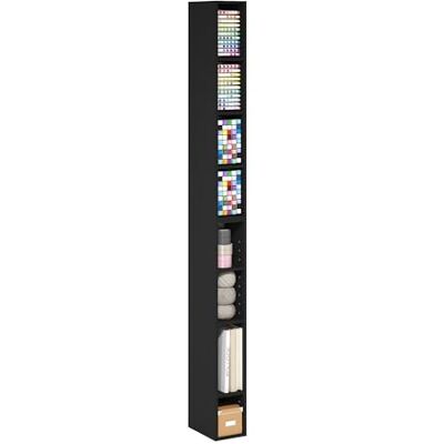 Furinno Fulda Étagère, Bibliothèque À 8 Niveaux avec Étagère De Rangement Gain De Place, 23,4 X 15 X 180 Cm, Idéale pour Le Salon, La Chambre Ou Le Bureau, en Bois Noir. Publicité Furinno Fulda Étagère, Bibliothèque À 8 Niveaux avec Étagère De Rangement Gain De Place, 23,4 X 15 X 180 Cm, Idéale pour Le Salon, La Chambre Ou Le Bureau, en Bois Noir. Publicité