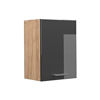 Vicco Elément Haut de Cuisine R-Line, Anthracite Haute Brillance, 45cm, pour Une Combinaison Libre au Sein de systèmes de Cuisine modulaires - Publicité Vicco Elément Haut de Cuisine R-Line, Anthracite Haute Brillance, 45cm, pour Une Combinaison Libre au Sein de systèmes de Cuisine modulaires - Publicité