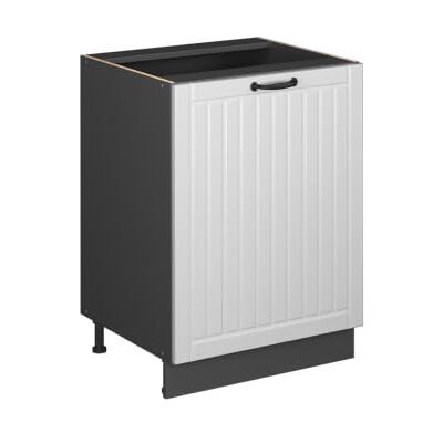 Vicco Meuble Bas de Cuisine Fame-Line, Blanc Campagne/Anthracite, 60cm 1 Porte sans Plan de Travail - Publicité Vicco Meuble Bas de Cuisine Fame-Line, Blanc Campagne/Anthracite, 60cm 1 Porte sans Plan de Travail - Publicité