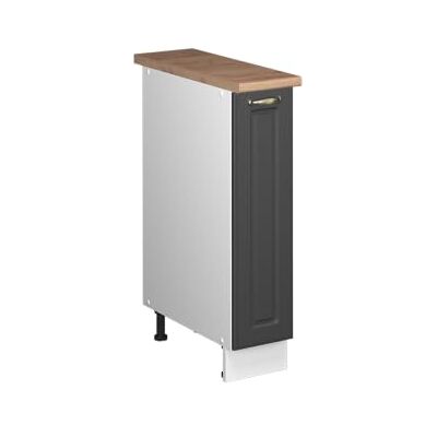 Vicco Meuble de Cuisine Fame-Line, Anthrazit-Gold Landhaus/Blanc, 20cm, PT Chêne, à Combiner avec d'autres modules de la série Fame-Line - Publicité Vicco Meuble de Cuisine Fame-Line, Anthrazit-Gold Landhaus/Blanc, 20cm, PT Chêne, à Combiner avec d'autres modules de la série Fame-Line - Publicité