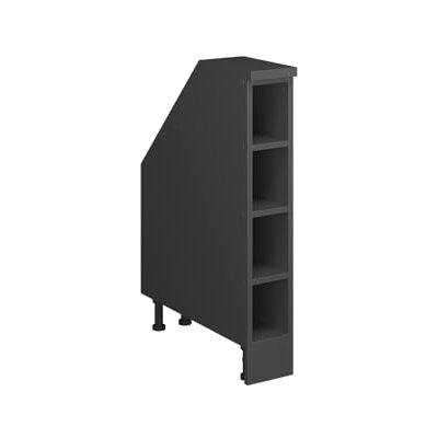 Vicco Meuble sous Pente R-Line, Anthracite, 15cm 4 Compartiments, 60 cm de Profondeur, pour Une Combinaison Libre au Sein de systèmes de Cuisine modulaires - Publicité Vicco Meuble sous Pente R-Line, Anthracite, 15cm 4 Compartiments, 60 cm de Profondeur, pour Une Combinaison Libre au Sein de systèmes de Cuisine modulaires - Publicité