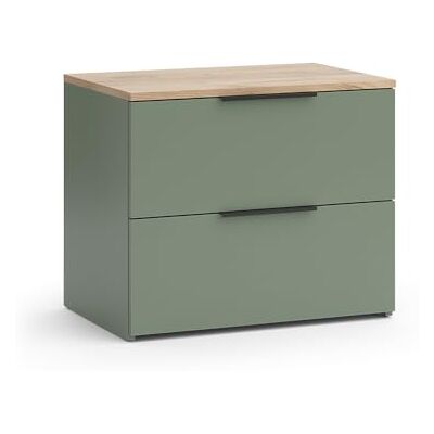 Vicco Commode avec tiroirs Wido, Vert, 60x50cm avec 2 tiroirs, pour Le Rangement de vêtements et d’Objets du Quotidien - Publicité Vicco Commode avec tiroirs Wido, Vert, 60x50cm avec 2 tiroirs, pour Le Rangement de vêtements et d’Objets du Quotidien - Publicité