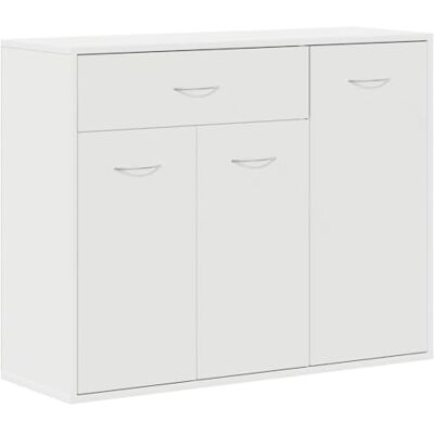 vidaXL Buffet, Meuble de Rangement avec Tiroir, Armoire de Rangement, Organisateur Salon Salle de Séjour Intérieur, Blanc Bois d’Ingénierie - Publicité vidaXL Buffet, Meuble de Rangement avec Tiroir, Armoire de Rangement, Organisateur Salon Salle de Séjour Intérieur, Blanc Bois d’Ingénierie - Publicité