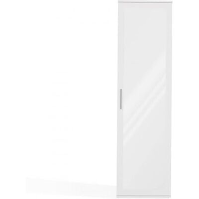 CDF Armoire Couloir avec Miroir Duo Blanc – Penderie Tringle Vêtements 2 Étagères Porte Réversible – Meuble Entrée Dressing Rangement Vestes Chaussures Vestiaire Sangle Anti-Basculement 35x50x180 - Publicité CDF Armoire Couloir avec Miroir Duo Blanc – Penderie Tringle Vêtements 2 Étagères Porte Réversible – Meuble Entrée Dressing Rangement Vestes Chaussures Vestiaire Sangle Anti-Basculement 35x50x180 - Publicité